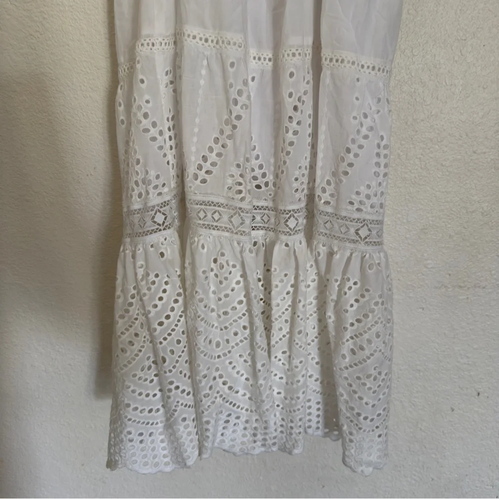 NWT Misa Los Angeles Eyelet Embroidered Allegra  Dress. - Picture 12 of 13